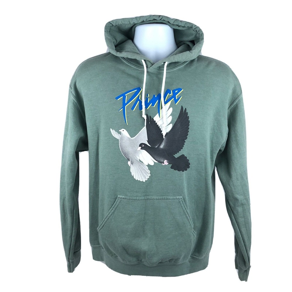 PRINCE Doves Blue Hoodie Sweatshirt Sweater Medium Unisex Artist Prince Estate